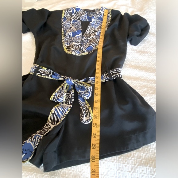 BCBG MaxAzria Silk Shorts Romper - Picture 11 of 14